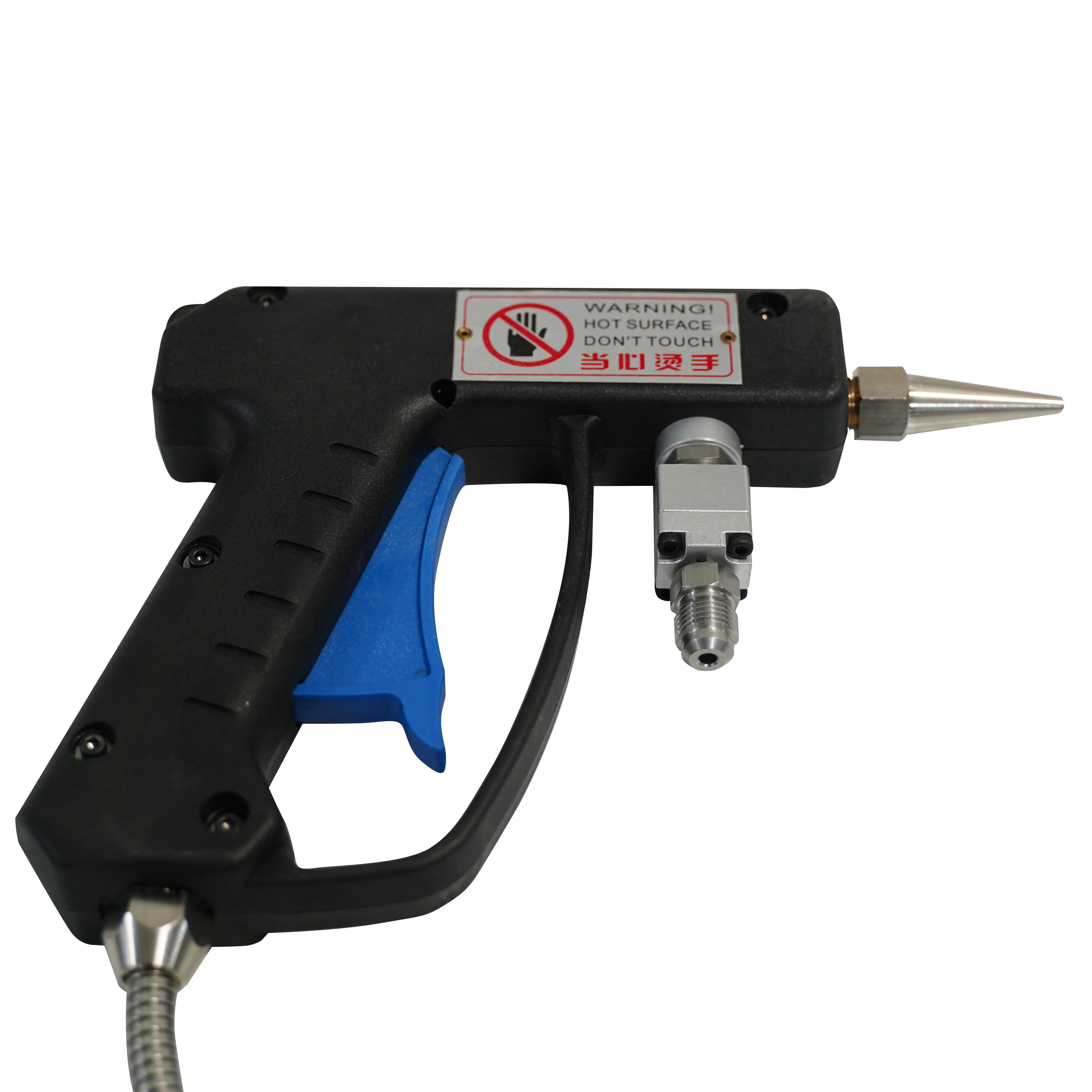 High-Temp Resistant Body Industrial Hot Melt Glue Gun Low Energy Consumption Heat Insulation Anti-Scratch Handle Pneumatic Case