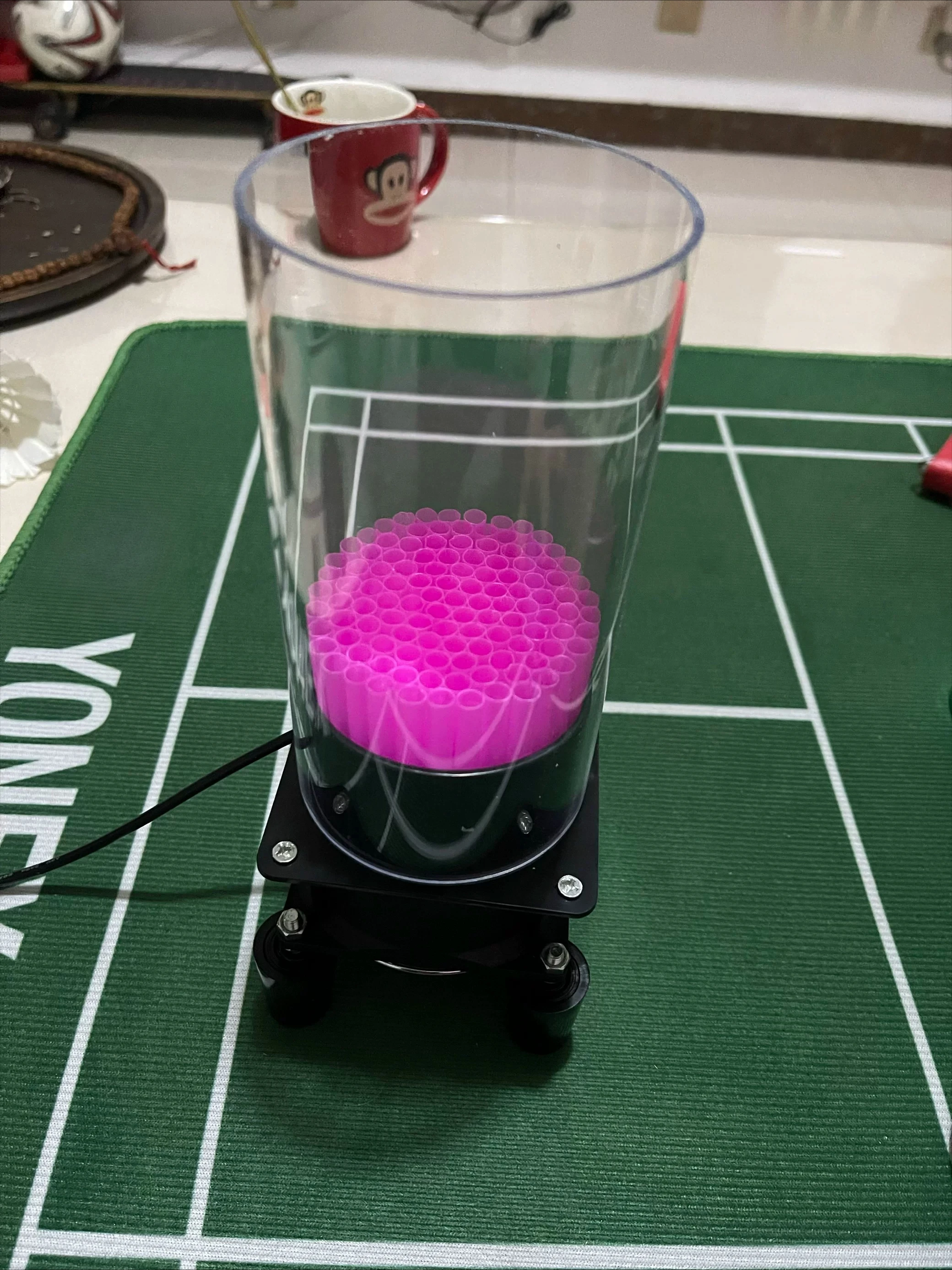 Professional Badminton Shuttlecock Wind Tunnel Tester Portable for Flight Stability Test and Repair Detection High Precision