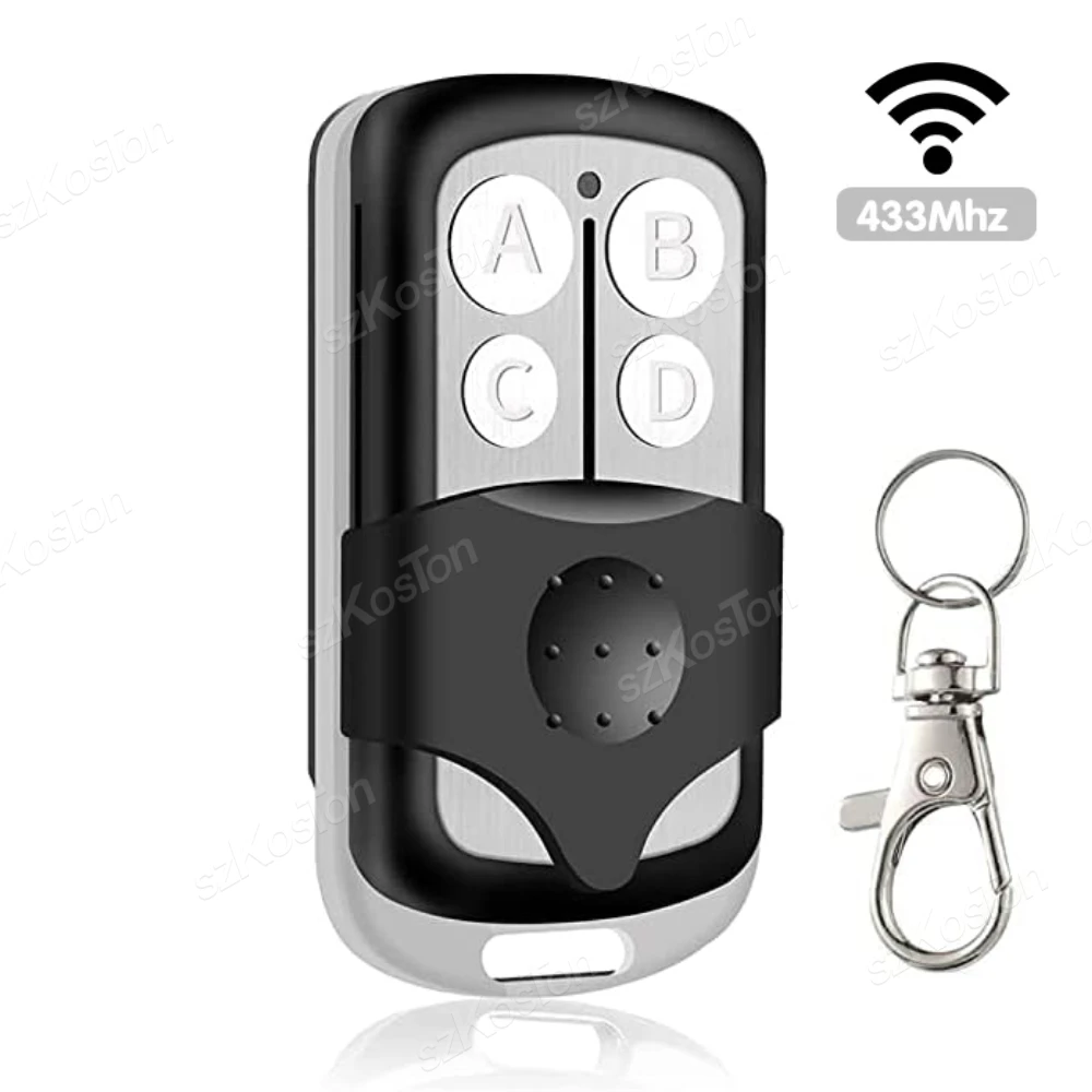 Universal RF433 Mhz Remote Control Garage Door Opener Controller Rolling Shutter Door Wireless Copying Remote Learn Button