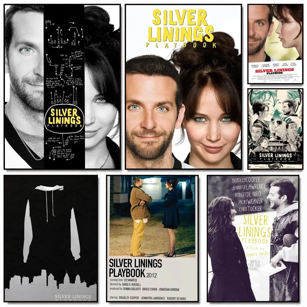 classic movie S-Silver Linings Playbook-K Painting Calligraphy Artwork for Home Bedroom Office Wall Decoration Gift