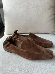 Scarpe da donna mocassini in pelle scamosciata scarpe piatte Super comode