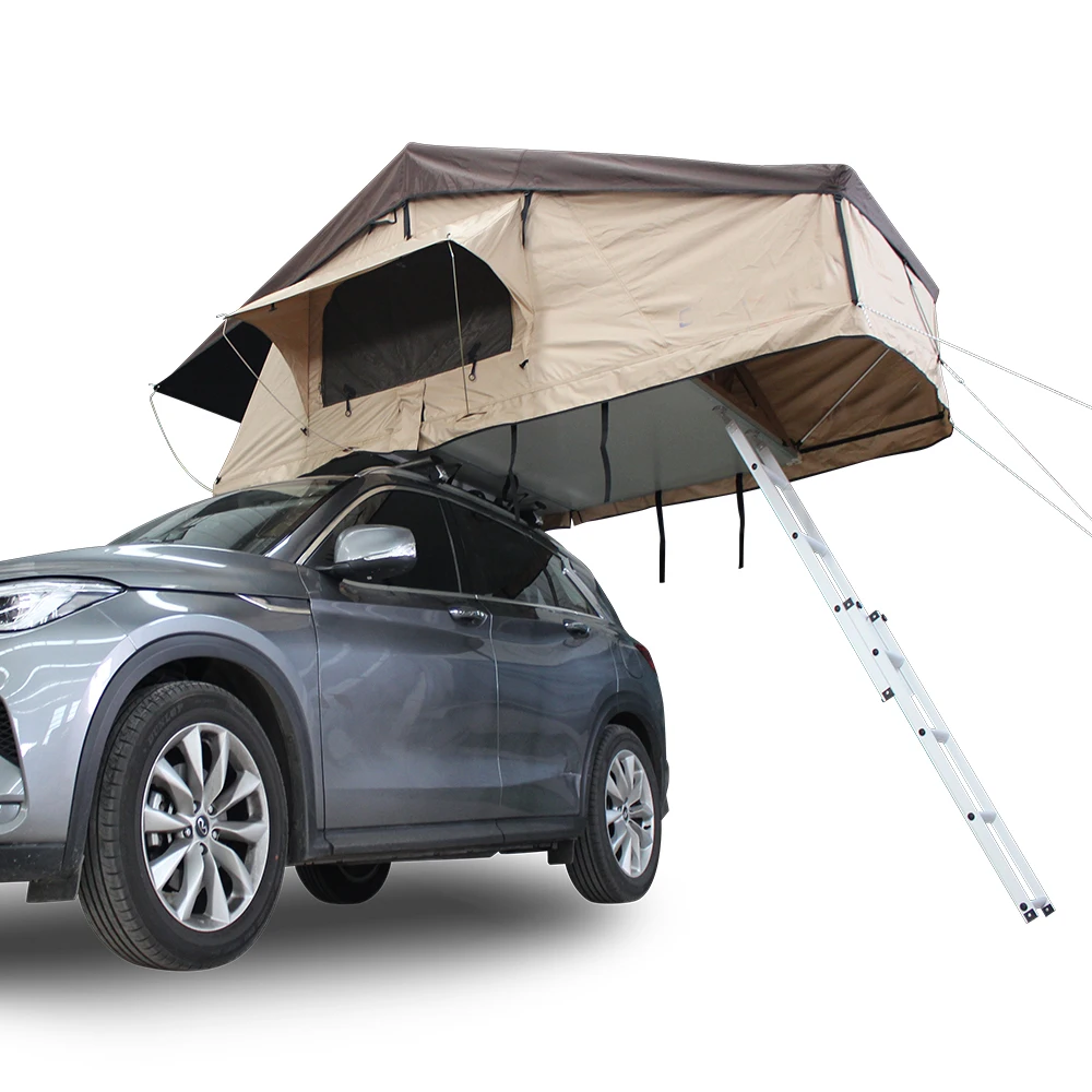 

Outdoor 2-3 Person Waterproof Windproof Car Tent Camping Tent Car Offroad Camping Truck Camper Top Roof Tent