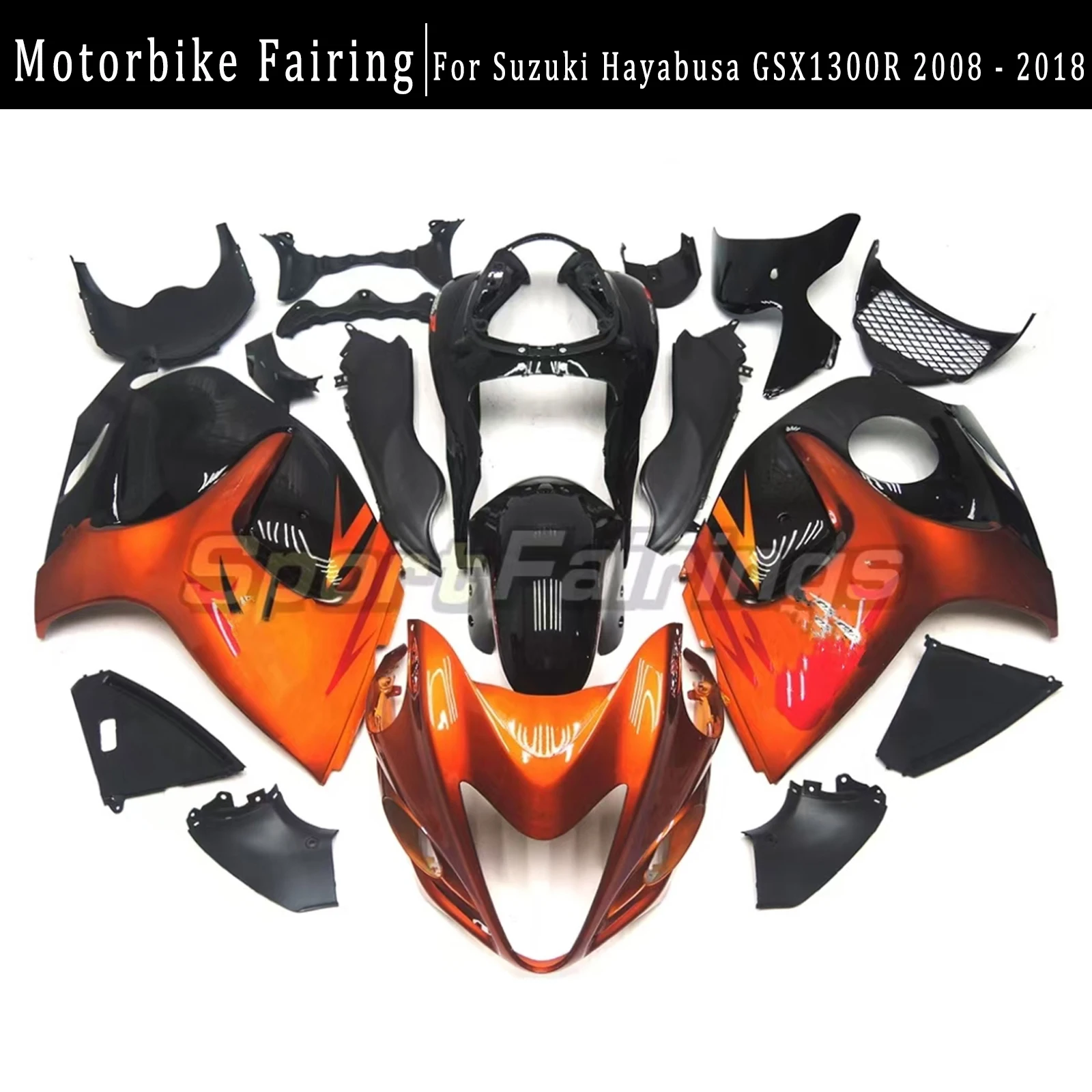 

For Suzuki Hayabusa GSX1300R 2008 - 2018 Motorcycle Accessories Bodywork Set Injection ABS Plastics Full Fairings Kit