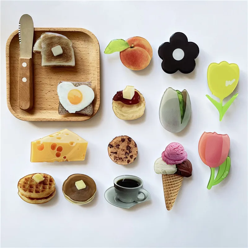 

Breakfast Coffee Phone Holder Rotatable Round Bracket Anti-Fall Lazy Finger Ring Mobile Phone Stand For IPhone 14 15 All Phone