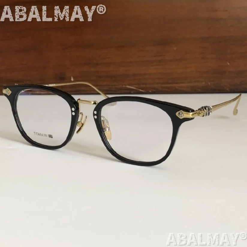نظارات بصرية مصممة عالية الجودة للرجال والنساء مقاس SHAGASS 52-20 إطار نظارات طبية فاخر للأعمال من التيتانيوم