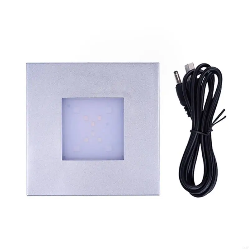  ABS Touch LED Crystals Lamp Base for Jewelry Ambiances