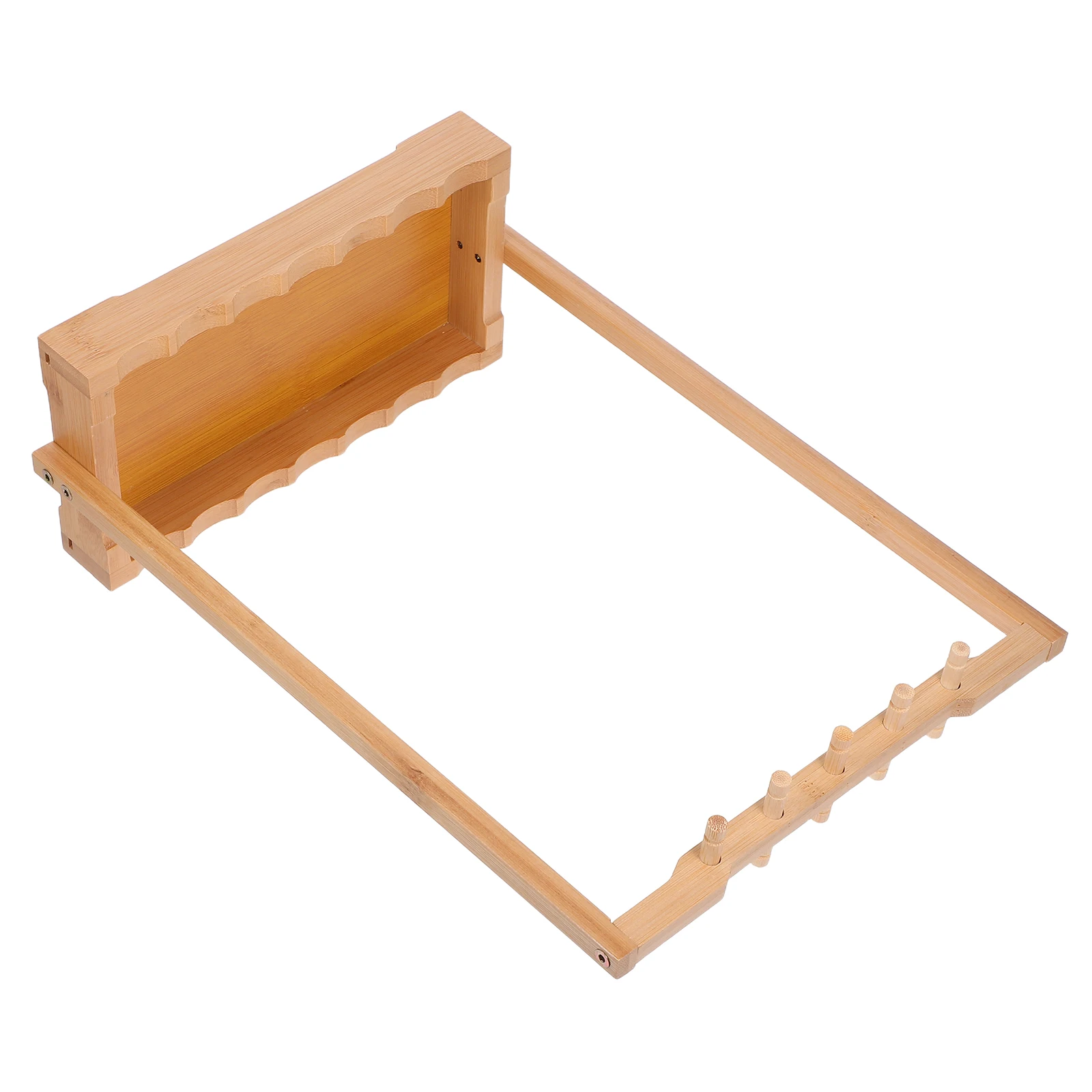 

Traditional Chinese Bamboo Pen Holder Stand for Calligraphy Brushes and Pens Creative Desk Organizer for Art Students and