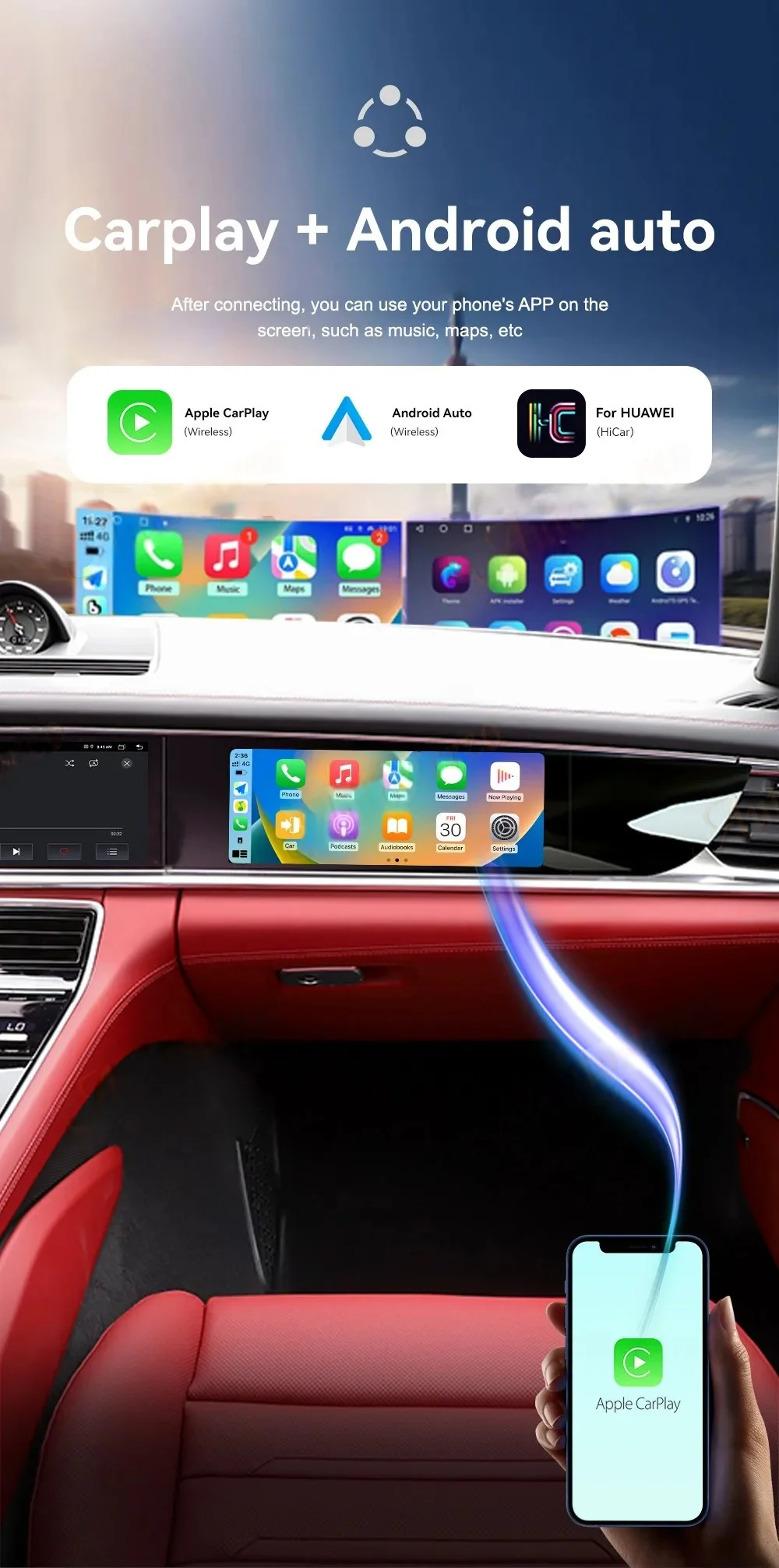 Android для Porsche Panamera 2010-2017 мультимедийный видеоплеер Copilot автомобильный радиоприемник Navi стерео Carplay авто двойной экран головное устройство