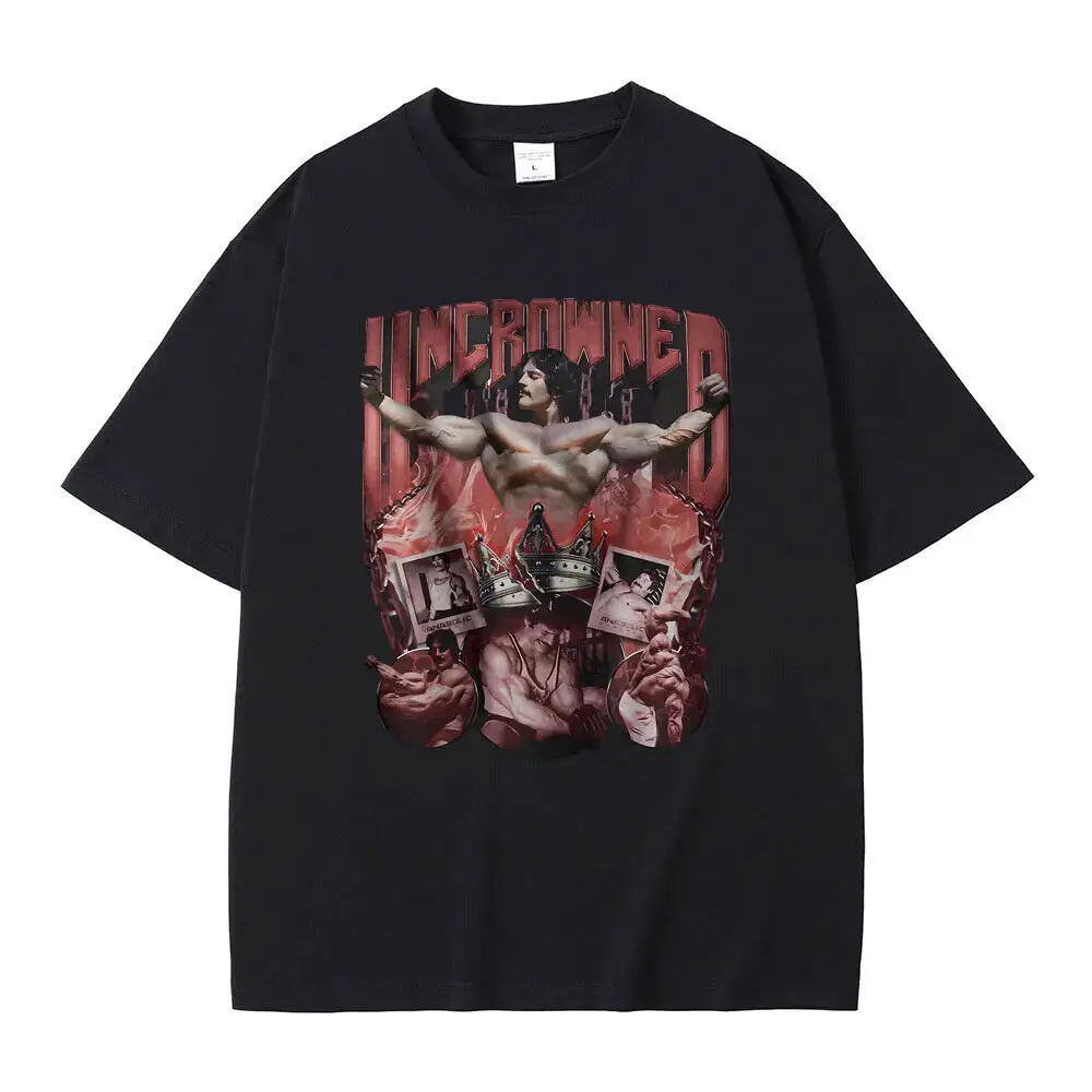 

Funny Uncrowned Mike Mentzer Steroids Pump Cover Tshirt Men Women Gym Bodybuilde