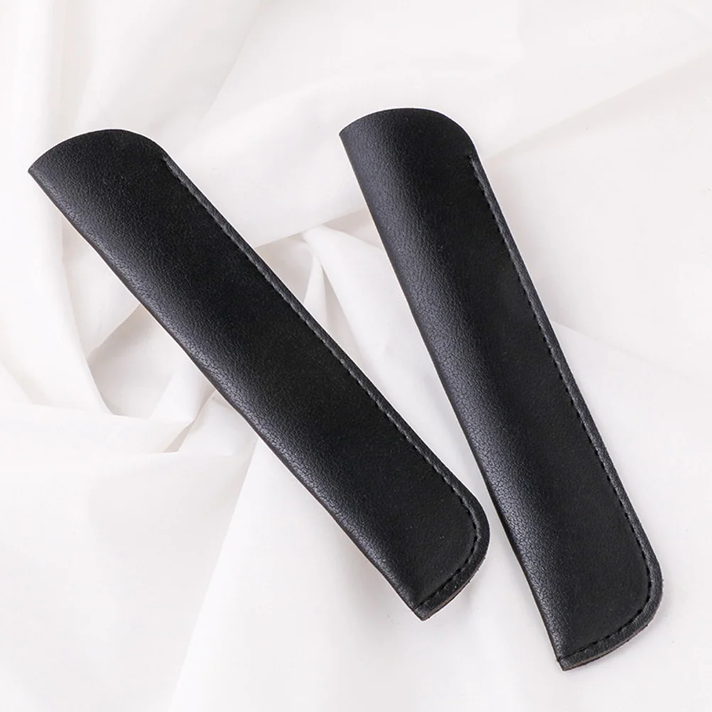 12Pcs PU Pen Pouch Sleeve Stylish Pen Holder Bag Compatible with Stylus Ballpoint Pens for Home Office School Travel