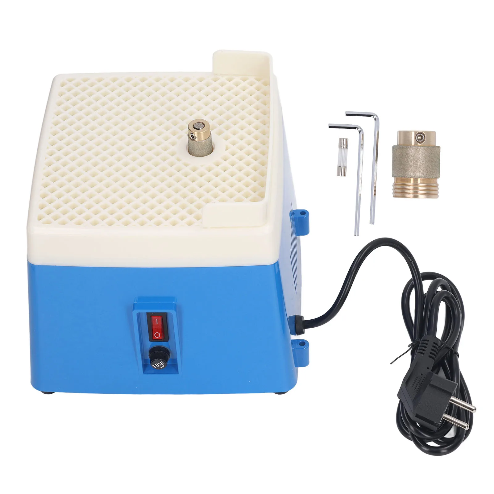 Stained Glass Grinder Machine Mini Stained Glass Kit Smooth Cutting Spiral Waterproof EU Plug 220V 4200rpm for Processing