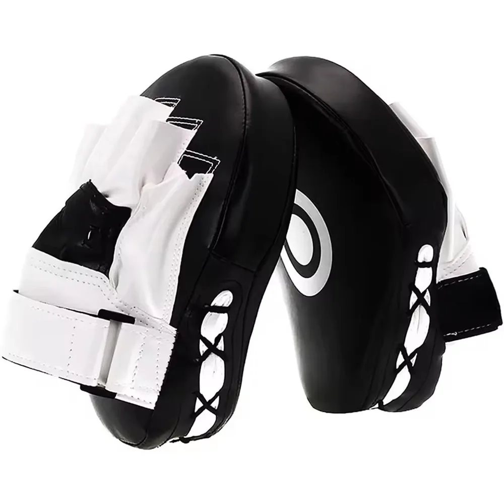 New 2pc Curved Boxing Bag Boxing Equipment Focus Punching Bags For Taekwondo Muay Thai Karate Adults Kids PU Training Paws Pads