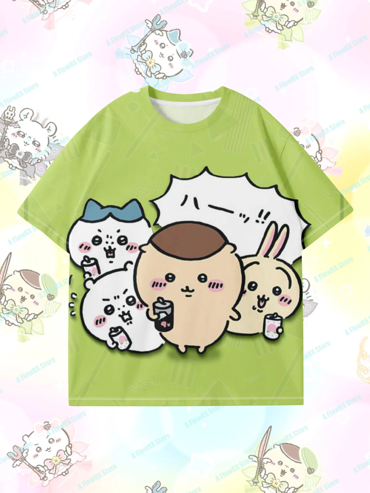 

Usagi 3D Printed T-shirts Ideal for Casual Outdoor Suitable for Men Women, Adults & Kids Summer Breathable Comfortable