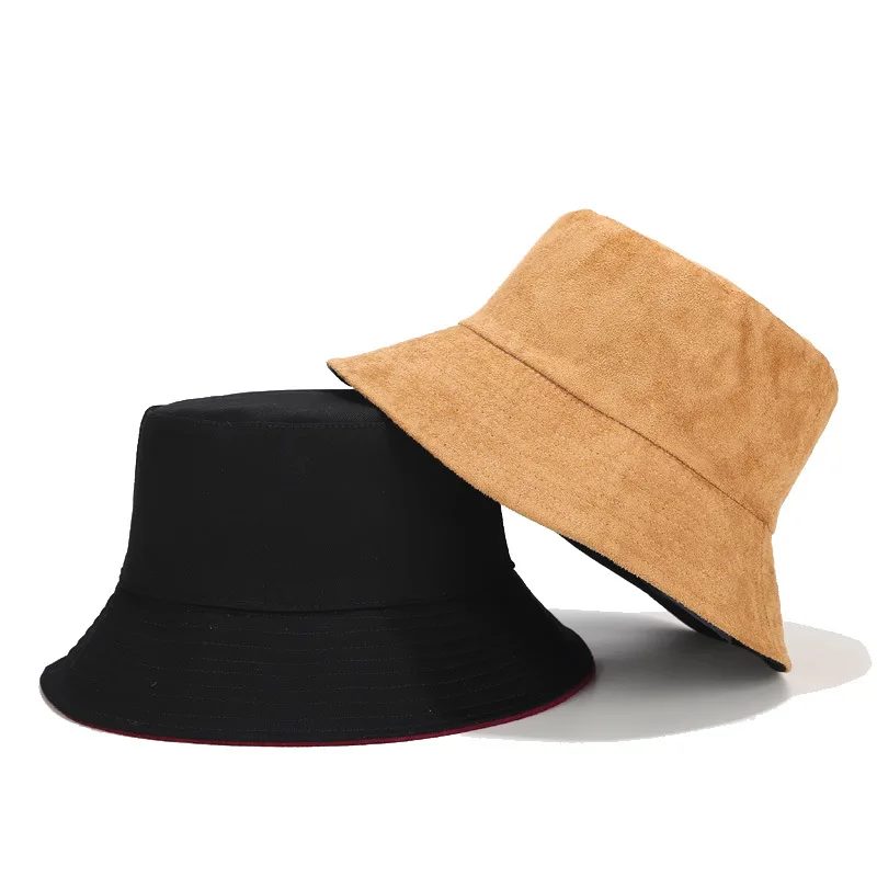 Personalisierter bedruckter Corduroy-Bucket-Hut mit Logo, Unisex, schlichte, einfarbige Kappen, Hip-Hop-Gorros, Panama-Hut für Herren und Damen, Strand- und Angelhut – Detail 6