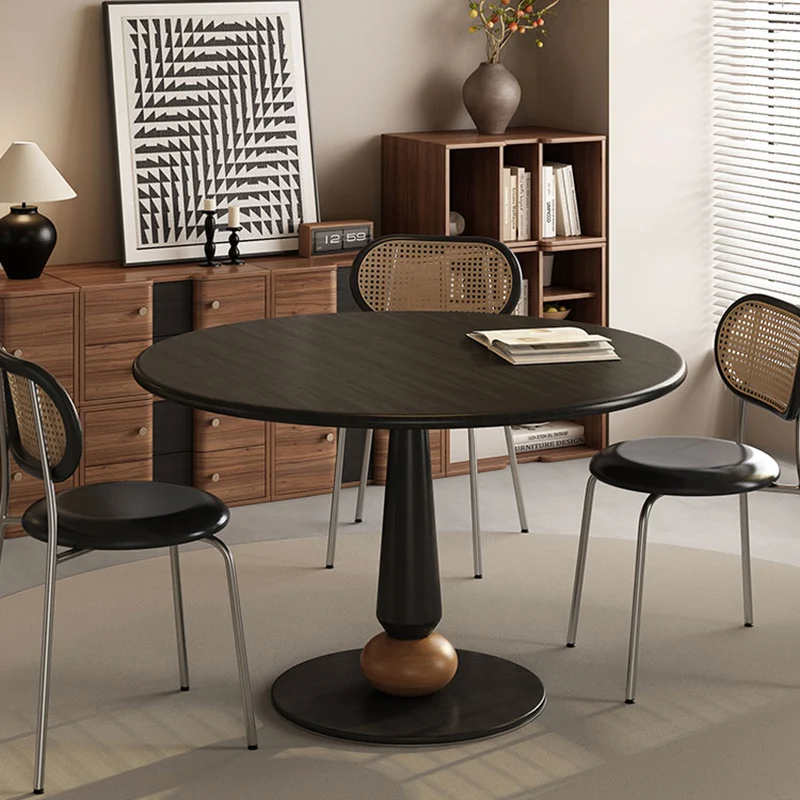 

Round Coffee Dining Table Bistro Reception Poker High Mini Children Terrace Dining Table Space Saving Mesa Kitchen Furniture