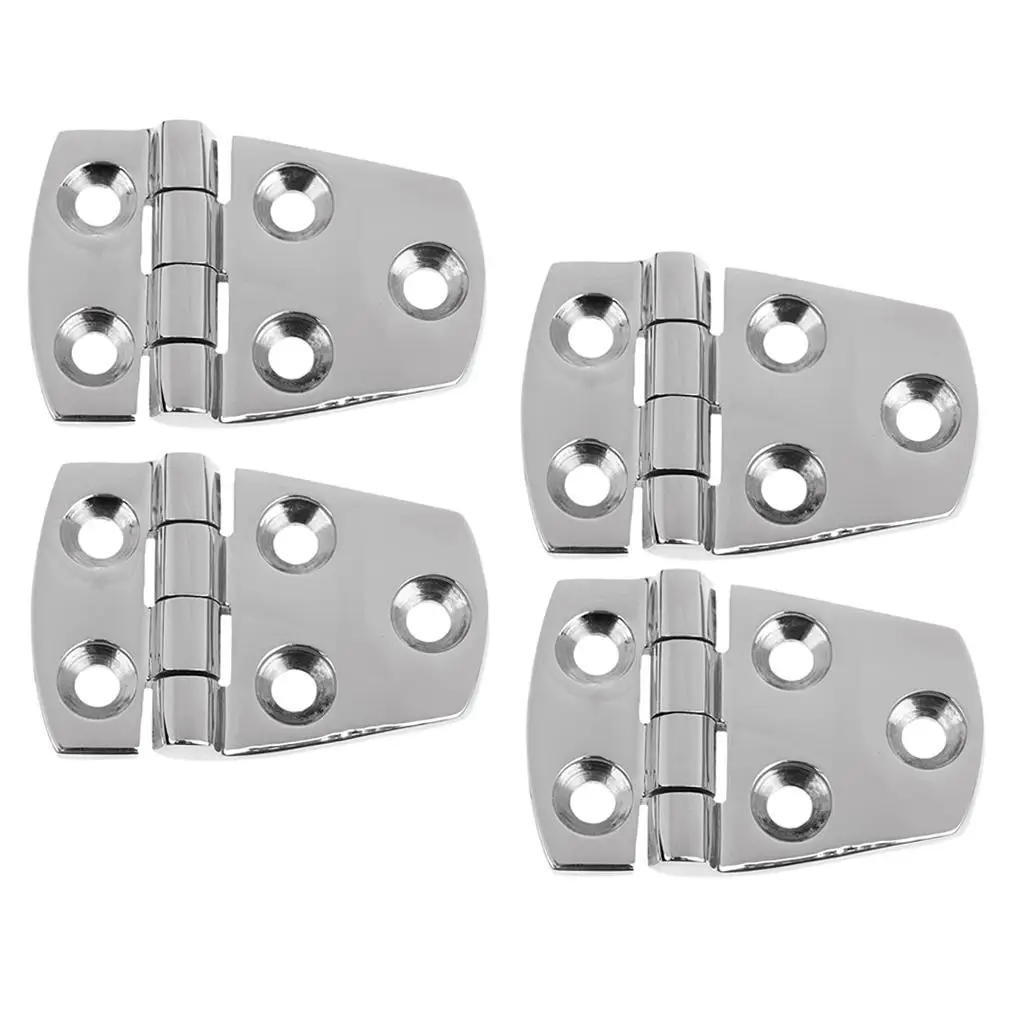 4pcs 57 X 38mm Boat Locker Door Hinge  316 Stainless Steel