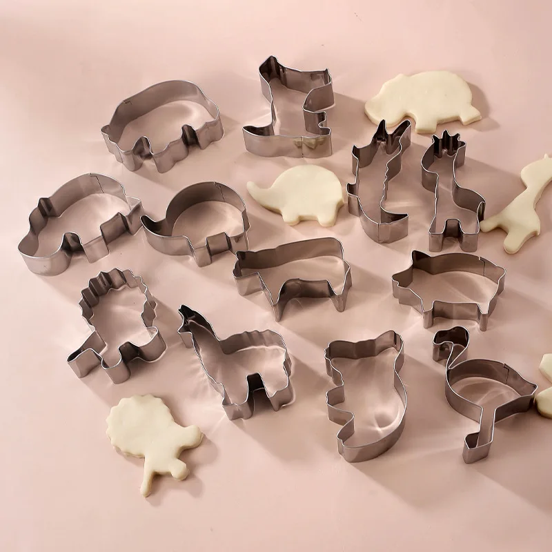 

Stainless Steel Cookie Cutters Featuring Cartoon Characters Great for Bringing Fun into Everyday Baking