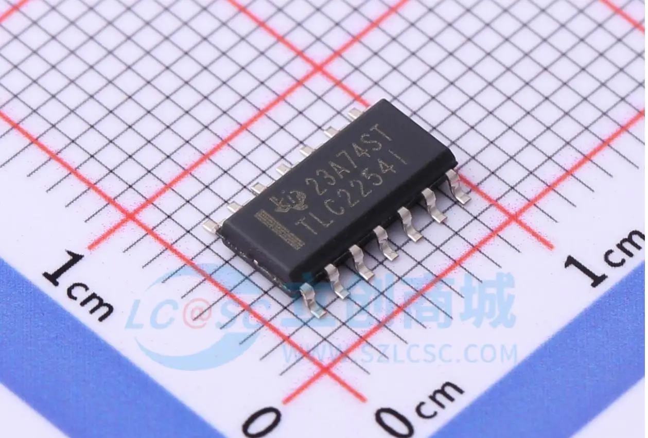 7PCS TLC2254I TLC2254IDR SOP14 Pin New Operational Amplifier Chip SMT IC