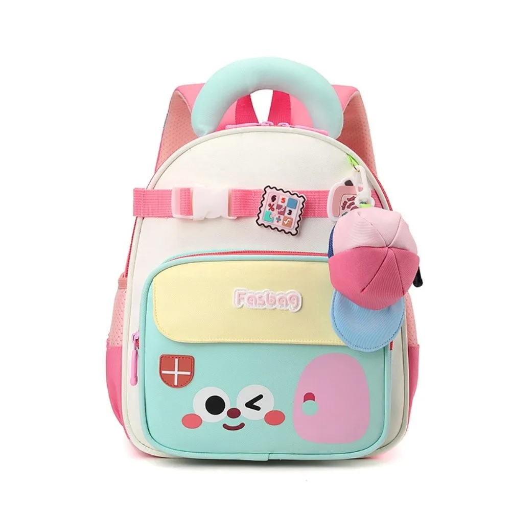Cartoon Kindergarten Backpacks Alleviate Burden Widen Straps School Bag Lightweight Breathable Preschool Backpack