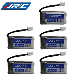 JJRC-Batterie Lipo d'origine pour importateur RC, pièces de quadricoptère, 3.7V, 260mAh, E010, E011, E012, E013, Furibee F36, H36, 3.7V, 1-5 pièces