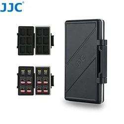 JJC Memory Card Case Storage Holder Organizer Wallet for SD/MicroSD/MSD/NS/TF/CF Cards Water-Resistant Anti-Shock SD Card Holder