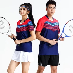 2026 New Badminton T-Shirt Men/Women Kids tennis shirt Quick Dry Training volleyball Breathable Shirts For Male Female