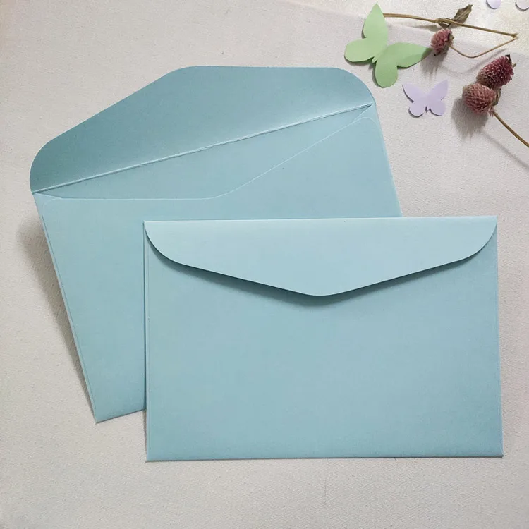 Thickness 6.125*9 inches 155*228mm 20pcs / lot Color Western-style A5 blank bills receive envelope window envelope