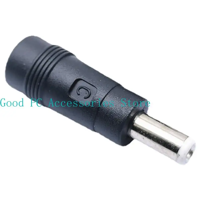 

652F Portable DC5521 Female to DC5.5x2.5mm Male Converter Adapter Power Conversion Head for Various Laptops Brands
