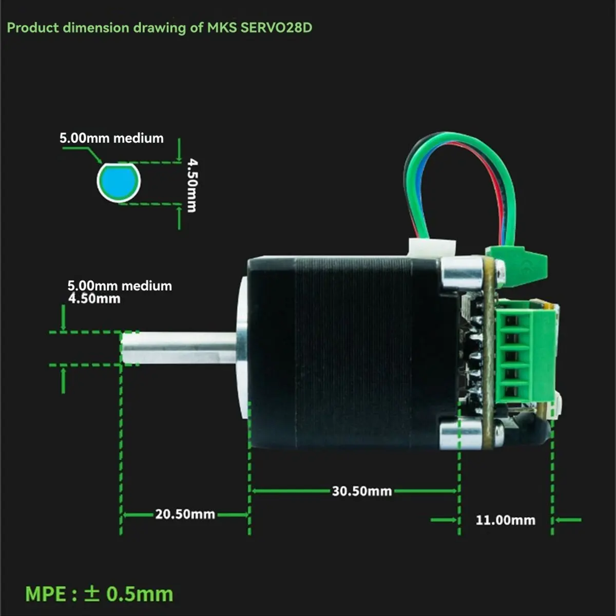 !【New Factory 】 SERVO NEMA11/NEMA14 Closed Loop Stepper Motor Driver for CNC 3d Printer Gen-L FOC RS485 35D