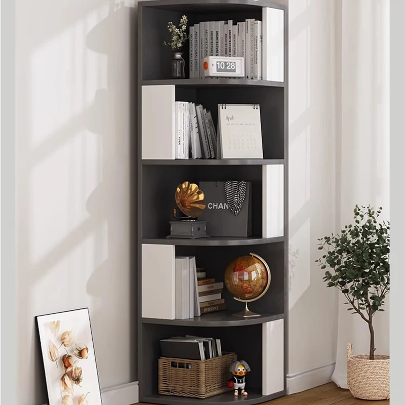 Modern Book Shelf Book Holder Black Industrial Living Room Organizer Library Bookshelf Estantes Para Libros Nordic Furniture