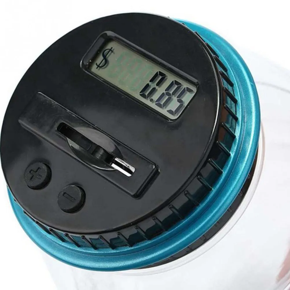 Coin Bank Savings Digital Automatic Coin Counter Large Capacity Electronic Piggy Bank with LCD Display for All Us Coins