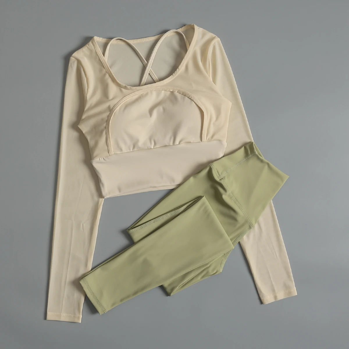 

Sports suit for women autumn and winter high-end professional Pilates clothes gym yoga suit 2025 new long sleeves