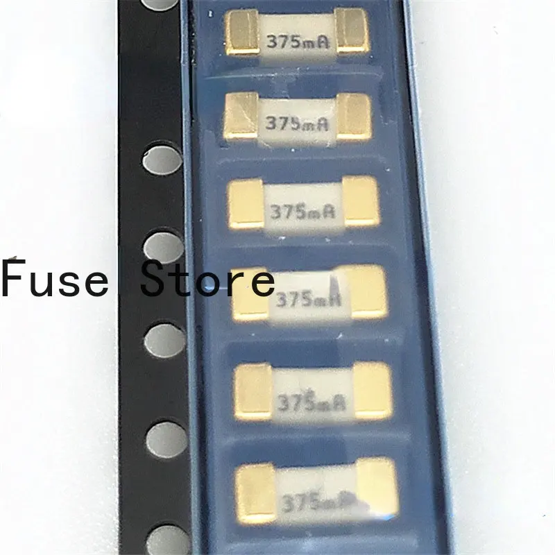 5PCS 0451.375MRL Disposable Ceramic Patch Fuse 1808 375mA Fast Blown