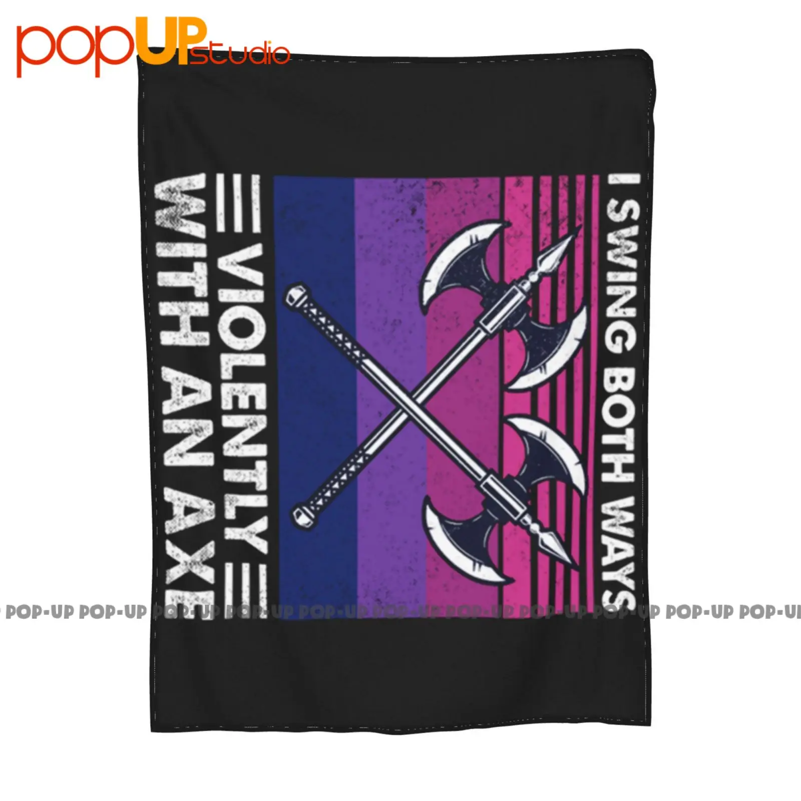 I Swing Both Ways Violently With An Axe Ultra-Soft Blanket Quilt Winter Sofa Cover Bed Covers