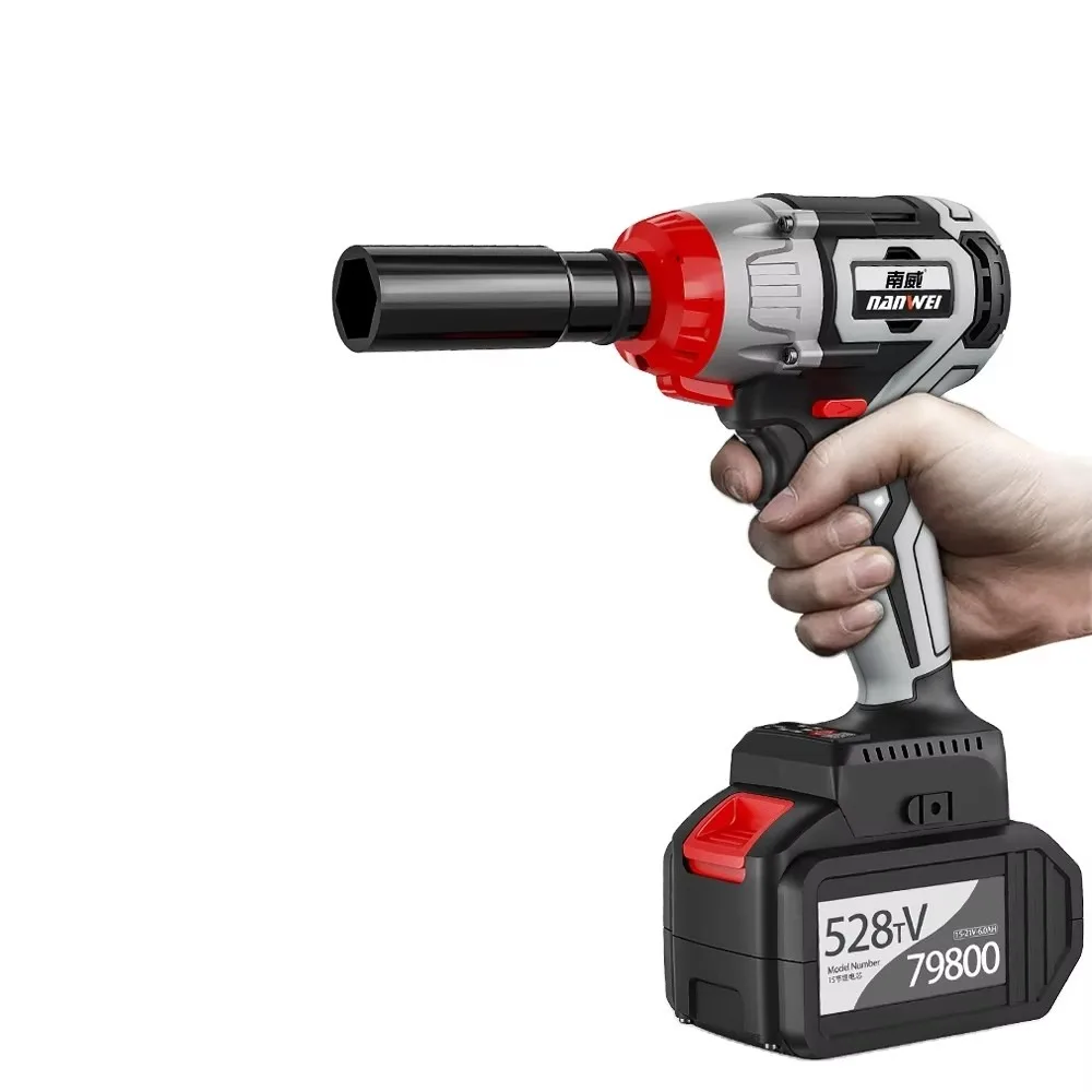 NANWEI 21V 350N Brushless Impact Wrench High Torque Electric Power Tool with Lithium Battery Lightweight Compact for