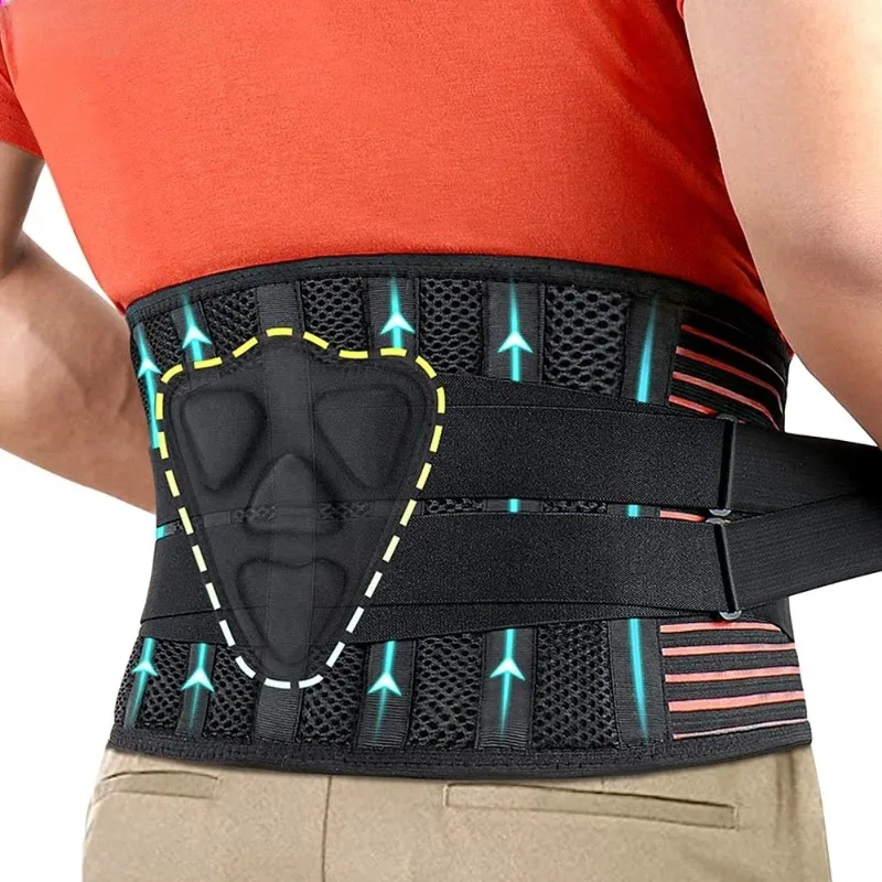 

1PC Back Support Belt for Back Pain Relief with Lumbar Pad, Lower Back Brace Support for Men Women, Anti-skid Lumbar Herniated