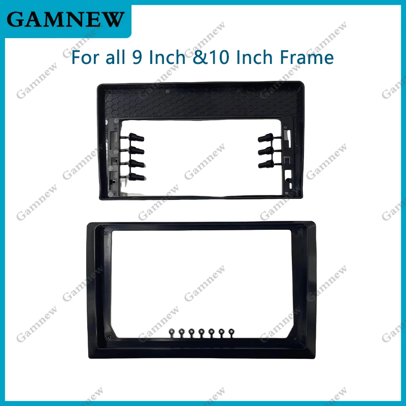 

For all 9 / 10 Inch Fascia To 12.3 Inch Universal Adapter Frame Car Radio Stereo Android GPS MP5 Player Transparent