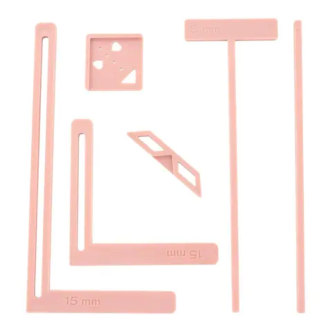 Hot Sale-Scrapbooking Tool Kit 6Pcs Bookbinding For Starter- Easy To Use Great Stencils, Cutter Guide Can Be Turned Into A Noteb