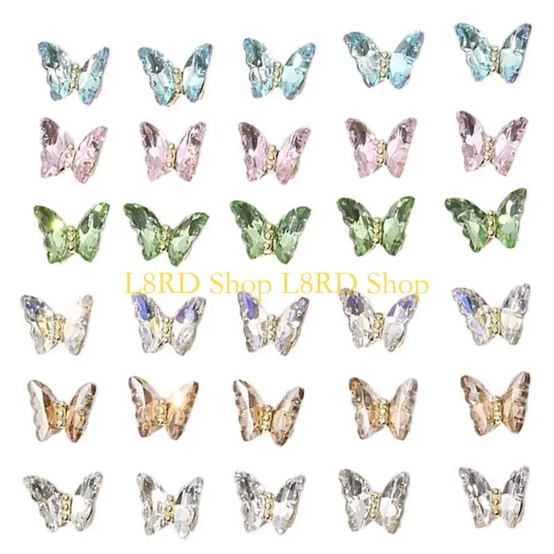 L8rd 1Bag Butterfly Charms opvallende decoraties met Diy Project kleding verfraaiing