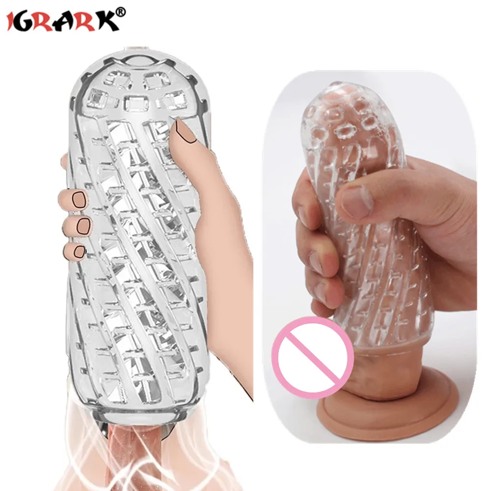 

Pleasent Aircraft Cup Male Masturbators Masturbation Device Soft Pocket Pussy Penis Sleeve Training Adult Toys for Men