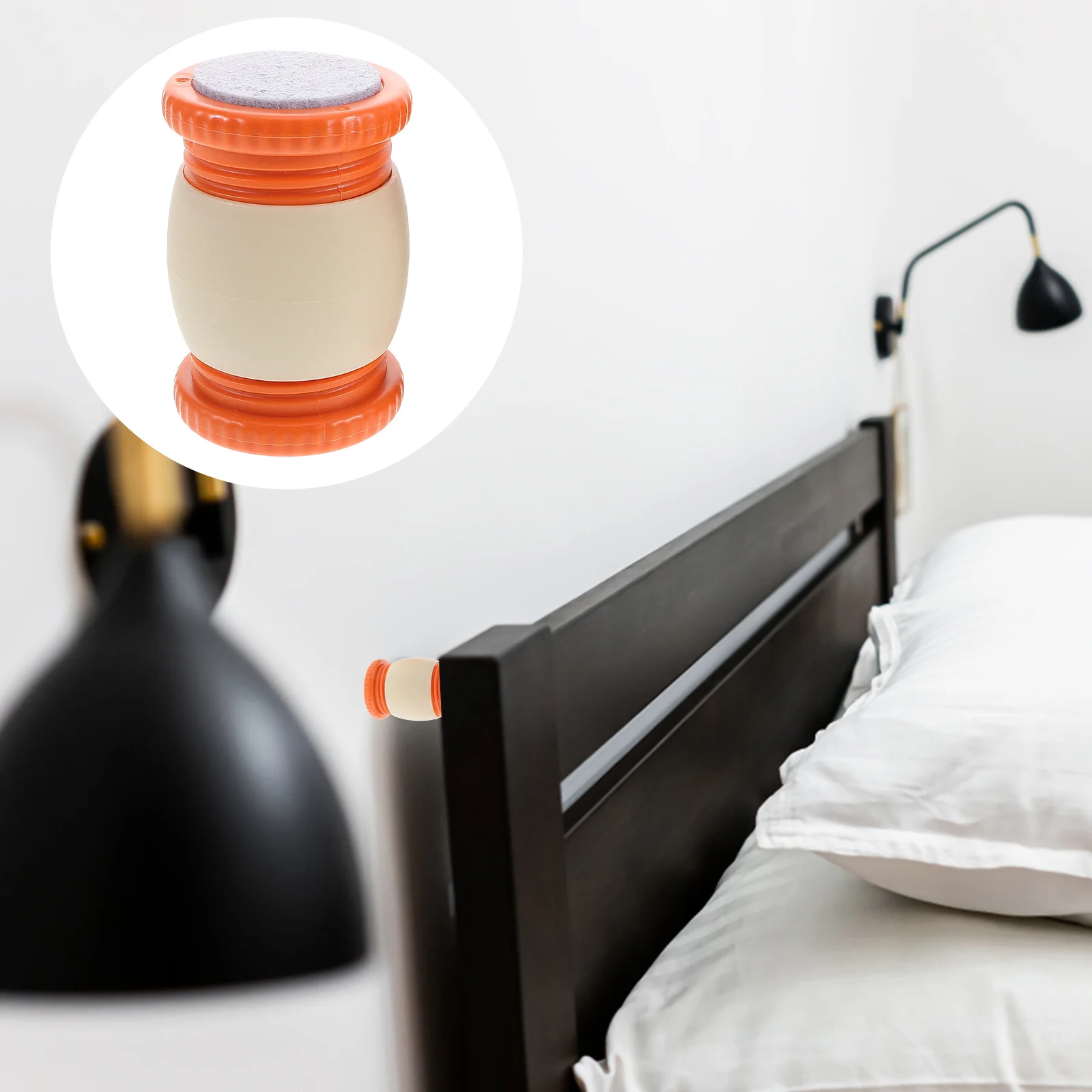 

2Pcs Adjustable Headboard Stoppers Anti Shake Telescopic Bed Frame Stabilizer Self Adhesive Anti Collision Noise Stopper