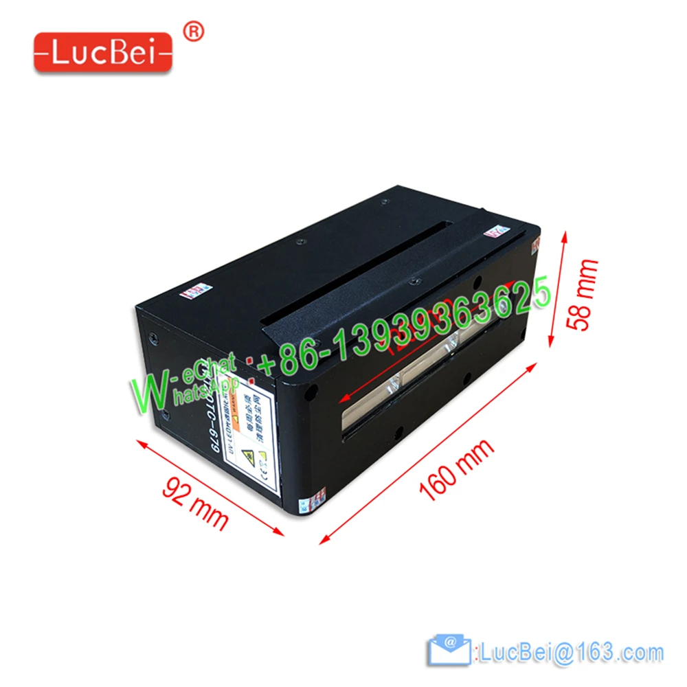 Imagem -04 - Tinta Cura Lâmpadas para Maxcan uv Flatbed Impressora Ricoh Gh2220 Epson Dx5 Cabeça a Cura Ultravioleta Ventilador Luzes Led 395nm Rw120tc uv