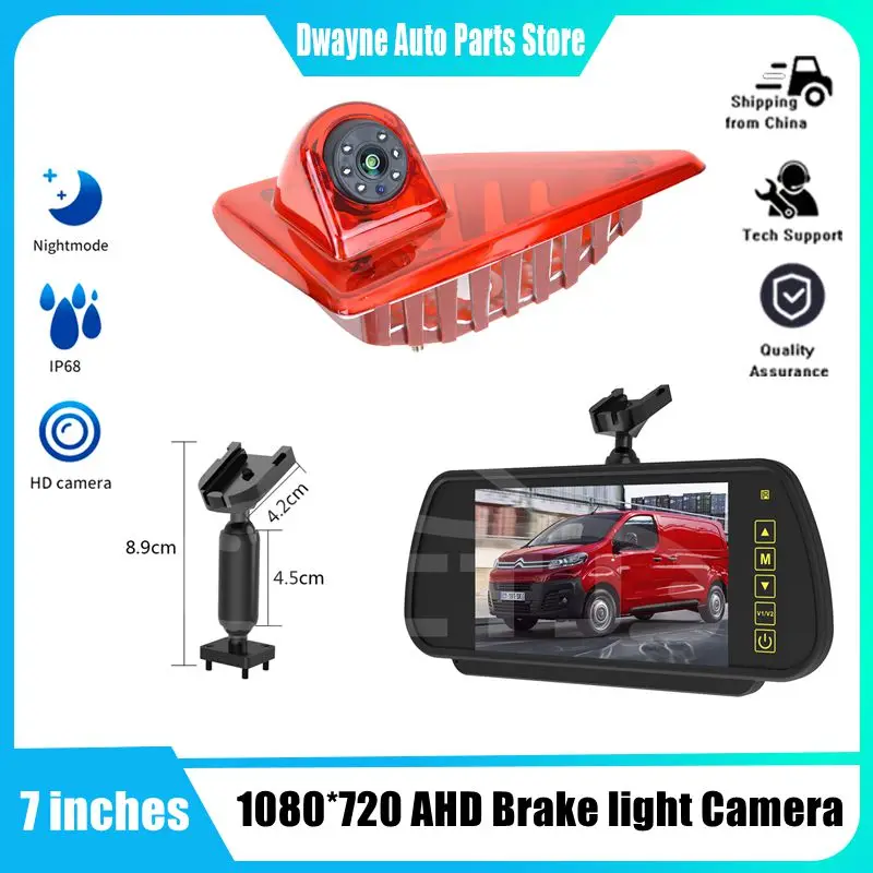 

Rear View Camera High Brake Light t Reverse Camera With Monitor Kit For Renault Master Opel Movano Nissan NV400 From 2010