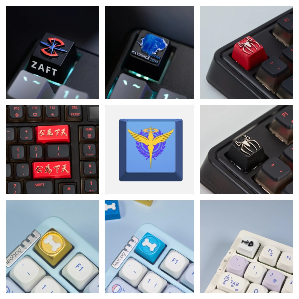 

1 шт. металлические колпачки Artisan из цинкового сплава с ЧПУ, колпачки для клавиш OEM R4 для переключателя MX, мультитематическая коллекция аниме-фильмов Fantasy