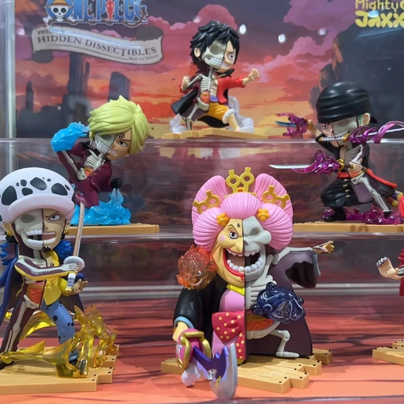 One Piece Mightyjayy Ghost Island Battle Series Semi-Dissection 7 Generations Blind Box Trendy Anime Peripheral Figures Model