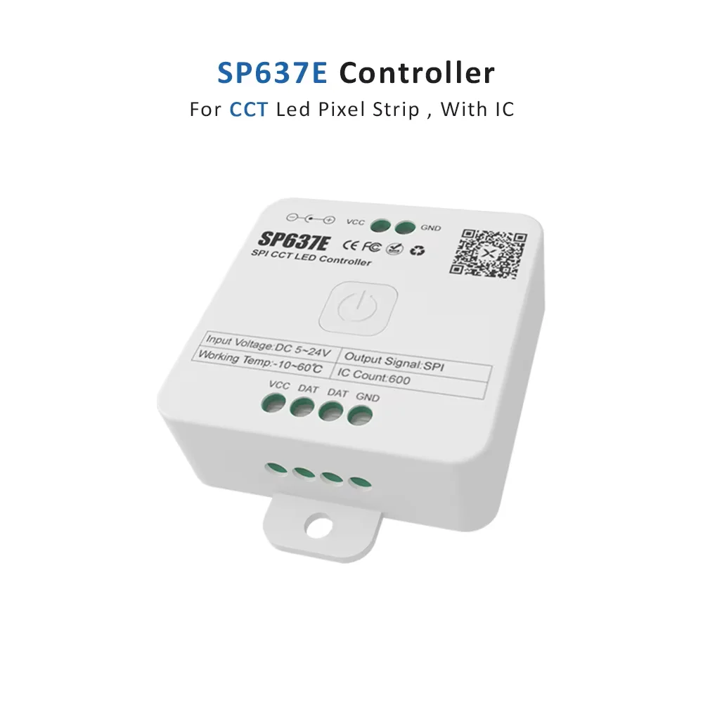 LED 5V-24V Smart Bluetooth LED PWM SPI Controller for Pixel WS2812B WS2811 COB 5050 RGB RGBW CCT Strip Light APP Remote Control