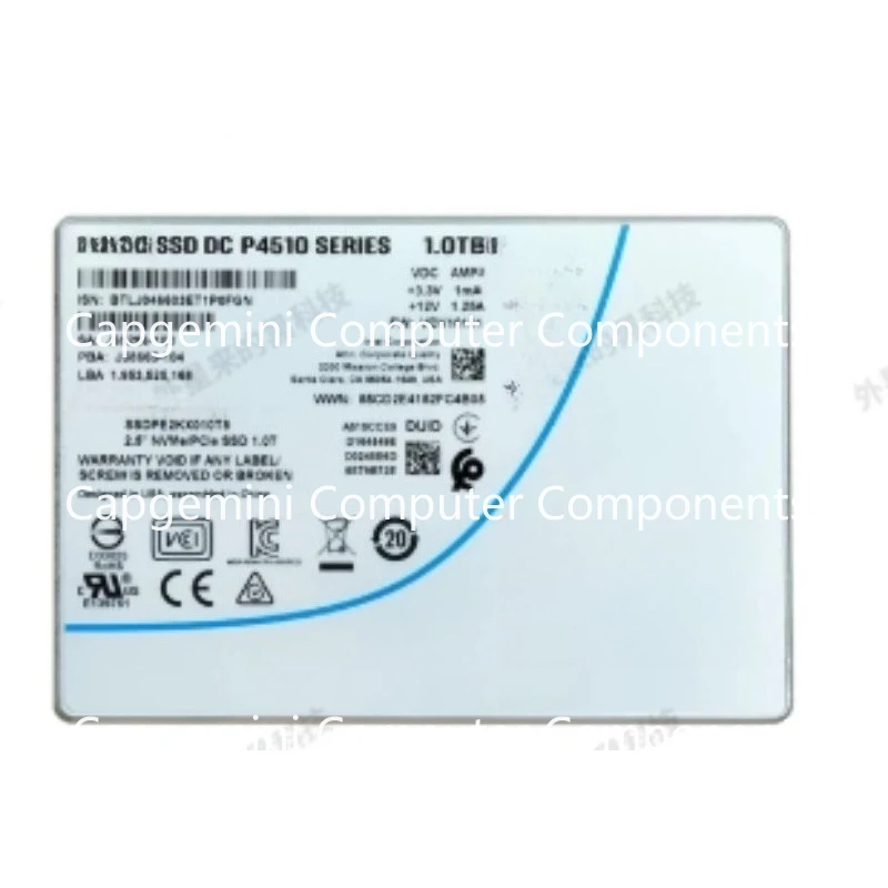 FOR P4500 1T, 2T, 4T U.2 PCIE Enterprise NVME Solid-State Drive P4510
