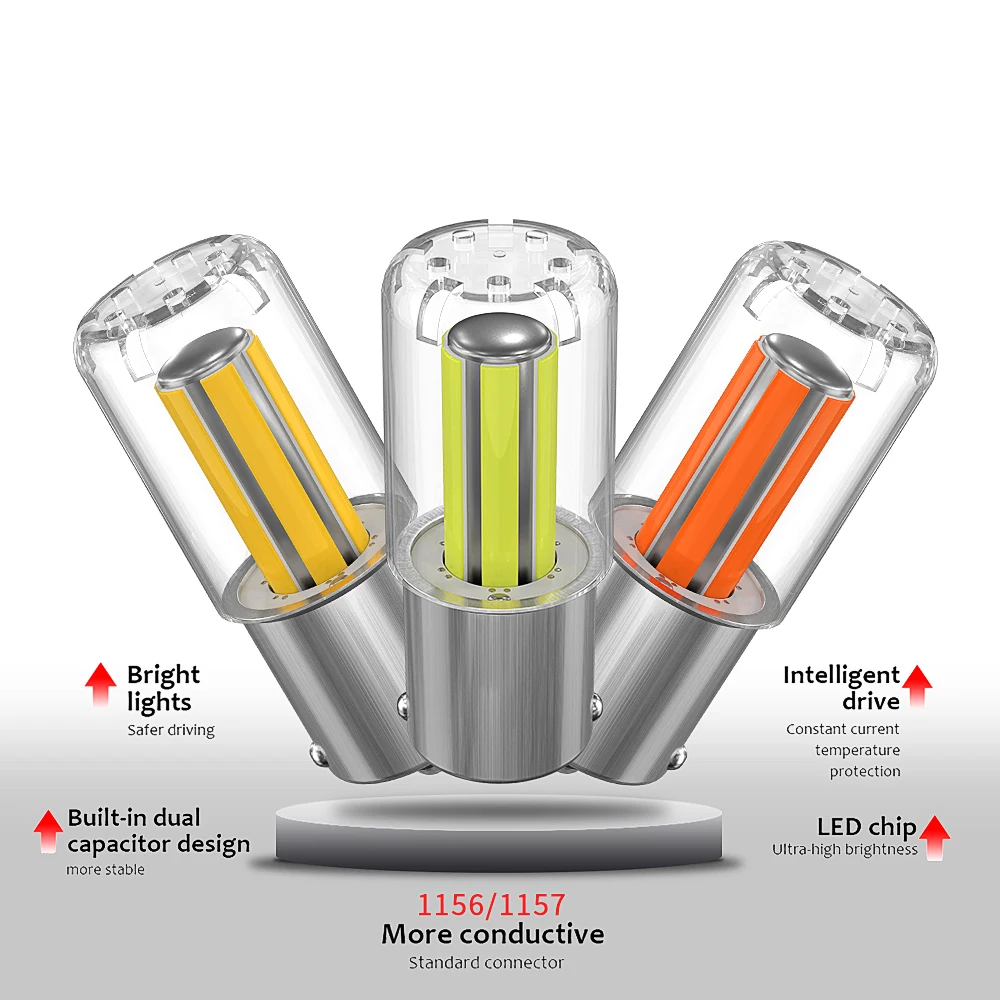 1×1156 ba15s p21w led light bau15s py21w led turn signal 1157 ba15d p21/5w Automobile LED Light reversing lamp taillight 12v