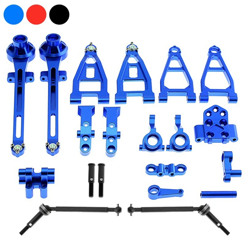 Metal Modification Accessory Kit Suspension Arms Steering Knuckle Set For Tamiya BBX BB01 Tamiya BB-01