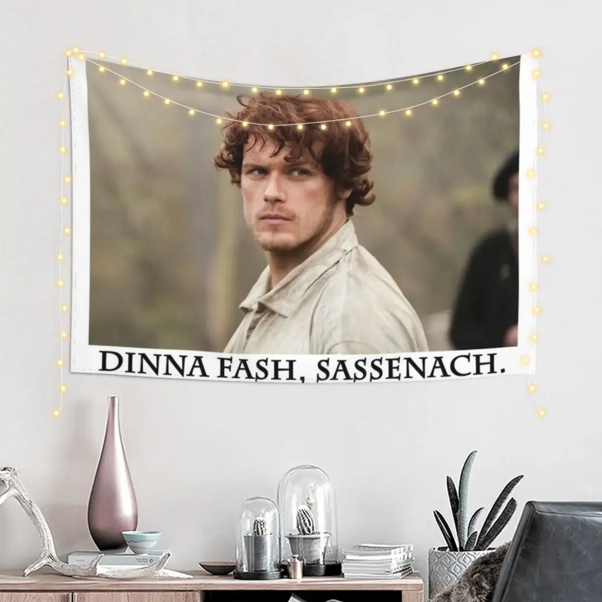 Dinna fash, Sassenach. Tapestry Bedroom Decor Aesthetic Decorative Wall Murals Tapestry